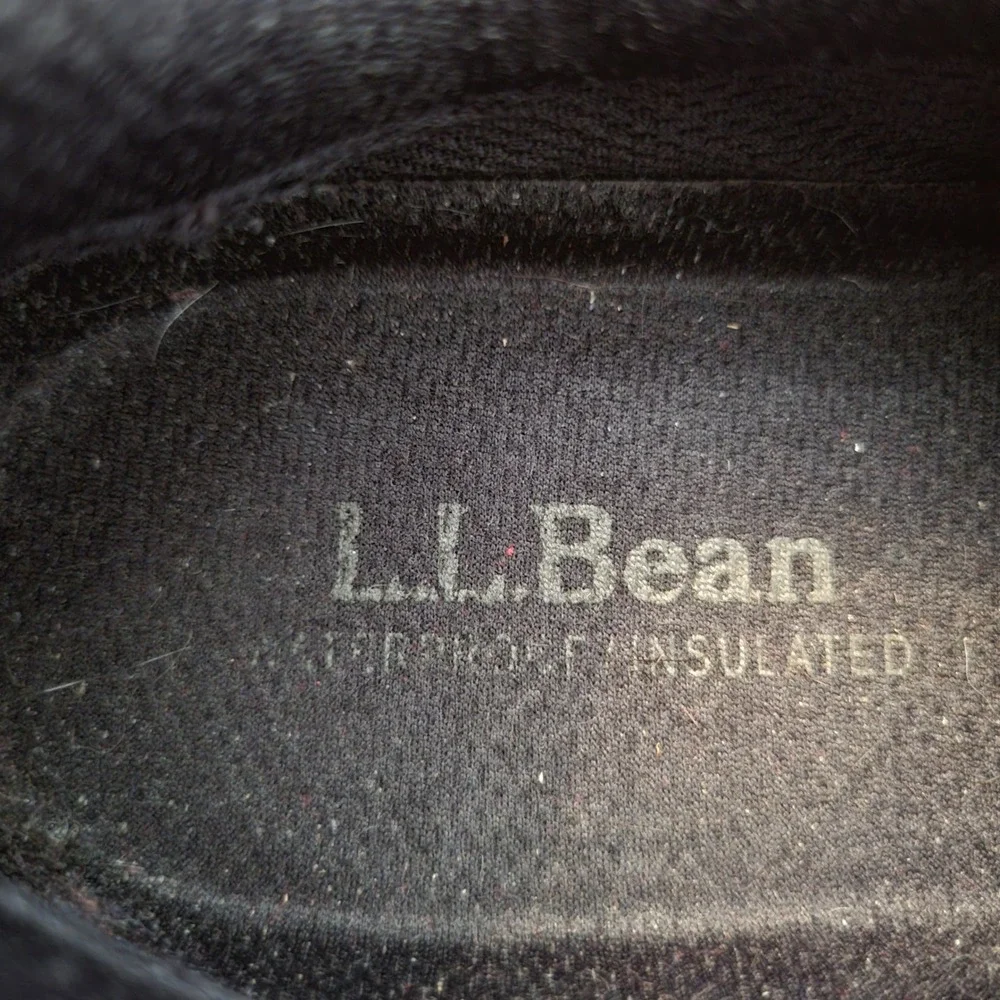 LL Bean 7 Slip On Brown Suede Insulated STORM CHASER 100 Gram Arctic Grip Loafer